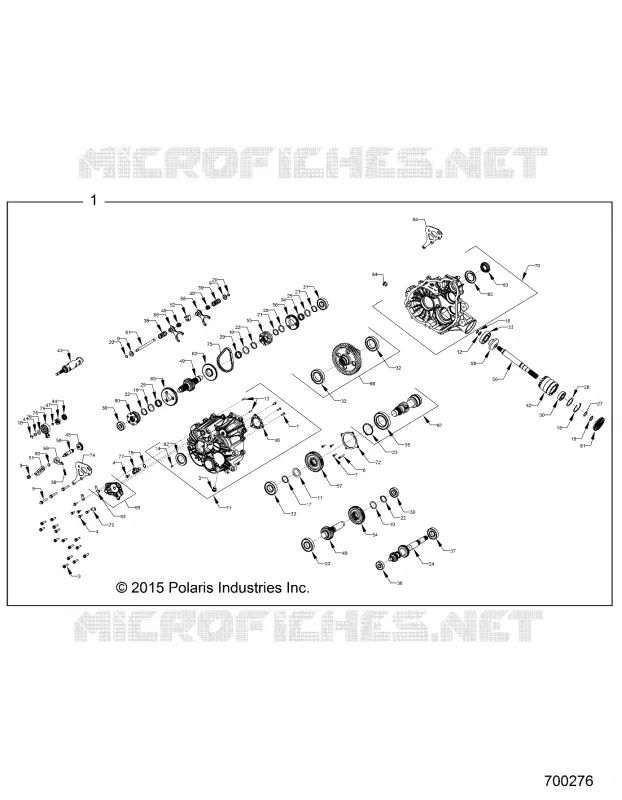 DRIVE TRAIN, MAIN GEARCASE INTERNALS