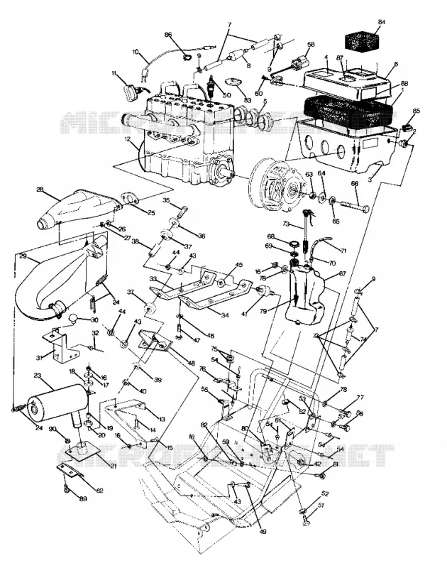 ENGINE MOUNTING 650 RXL (4919531953013A)