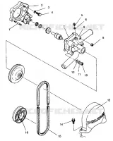 WATER PUMP RXL 0940768 AND RXL TOURING 0940869 (4925062506043A)