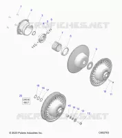 DRIVE TRAIN, CLUTCH, SECONDARY