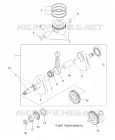 ENGINE, CRANKSHAFT AND PISTON