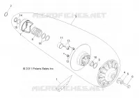 DRIVE TRAIN, SECONDARY CLUTCH