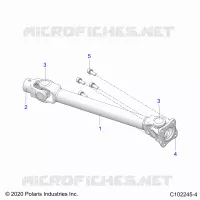DRIVE TRAIN, REAR PROP SHAFT