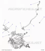 DRIVE TRAIN, MAIN GEARCASE MOUNTING
