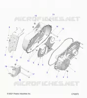 DRIVE TRAIN, CLUTCH COVER ASM.- G24GVW99A/99B (C702872)