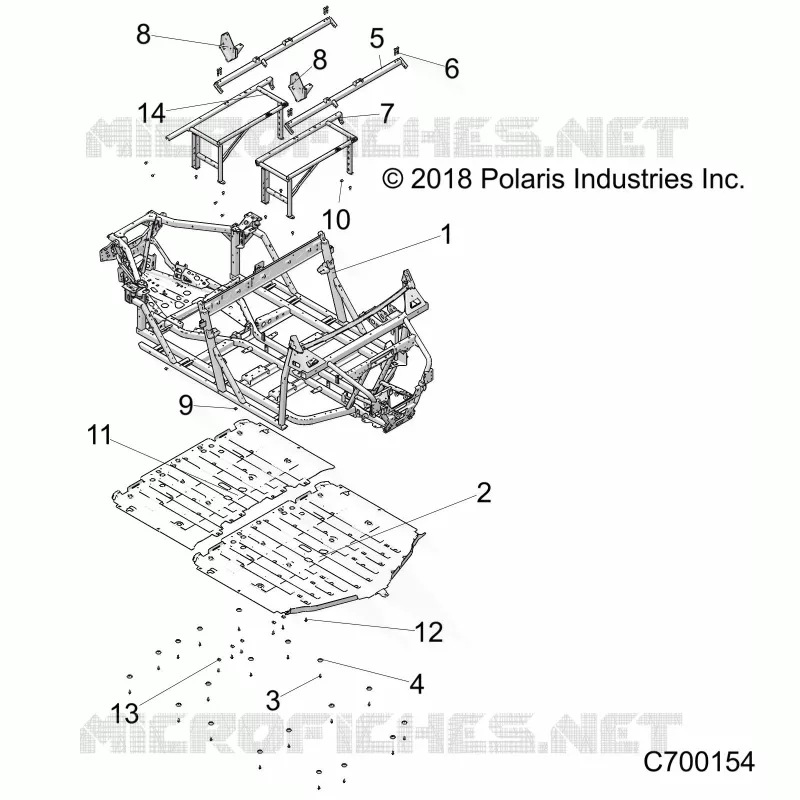 CHASSIS, MAIN FRAME AND SKID PLATES
