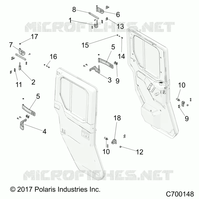 DOORS, REAR, FULL, MOUNTING