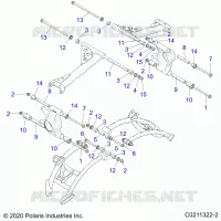 REAR SUSPENSION CONTROL ARM MOUNTING