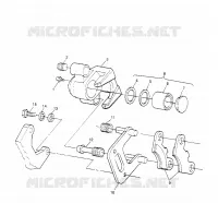 FRONT BRAKE SPORTSMAN 4X4 W958040 (4930403040B008)