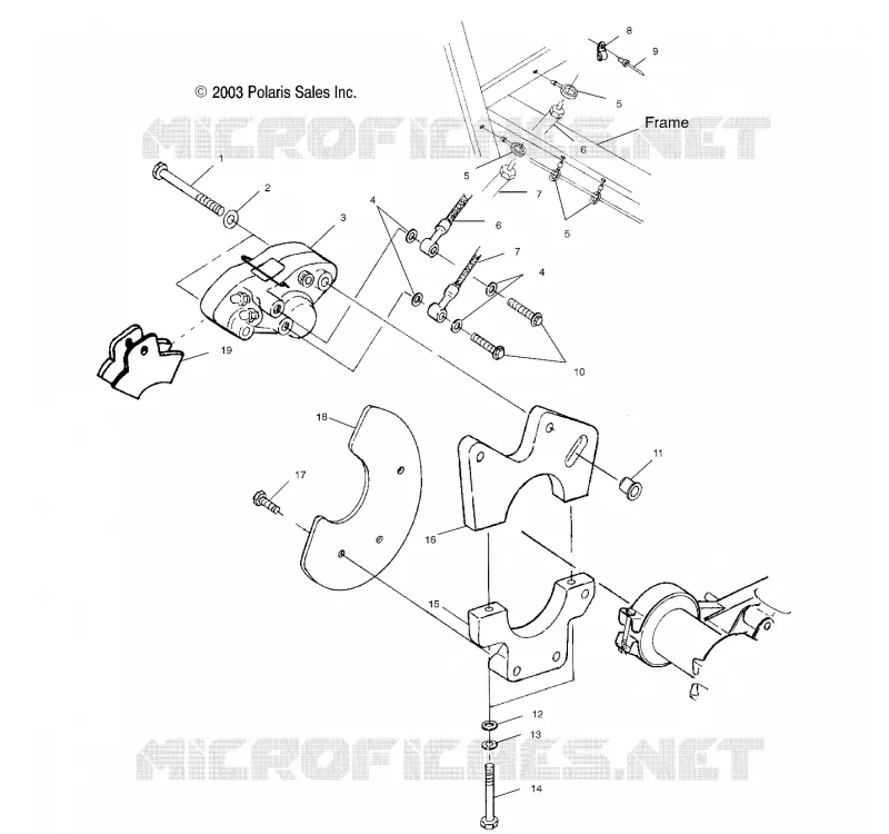 REAR CALIPER MOUNTING