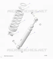 SUSPENSION, FRONT SHOCK MOUNTING