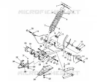 SWING ARM   SHOCK SPORTSMAN 4X4 W948040 (4926842684B013)