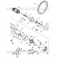 STARTING MOTOR ASSEMBLY TRAIL DELUXE 0940262 AND  EUROPEAN TRAIL DELUXE E95 (4928862886D006)