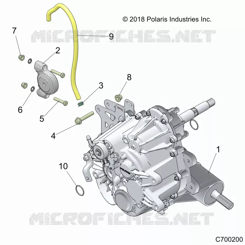 DRIVE TRAIN, MAIN GEARCASE MOUNTING