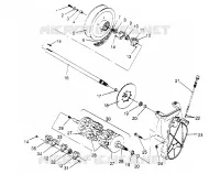 DRIVE TRAIN ASSEMBLY STORM 0950782, STORM SKS 0950582,  EURO STORM E950782, (4929012901C003)