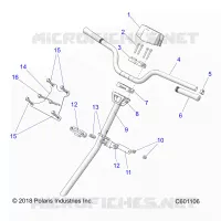 STEERING, H-BAR, STEERING POST, GRIPS