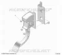 ENGINE, THROTTLE PEDAL