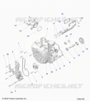 ENGINE, COOLING SYSTEM/WATER PUMP