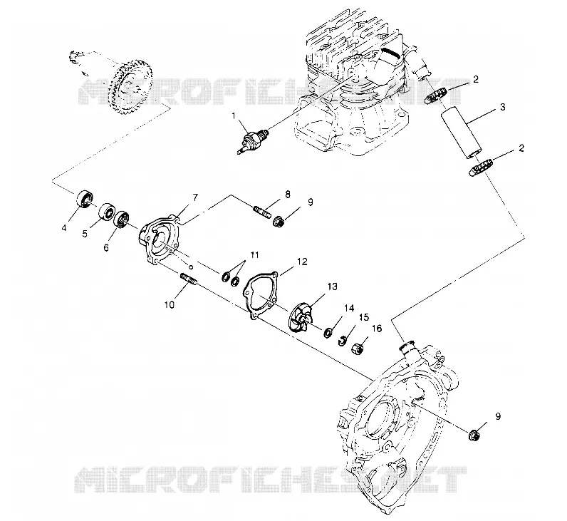 WATER PUMP XPLORER 4X4 W959140 (4930223022D003)