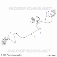 FRONT BRAKE BRAKE LINE