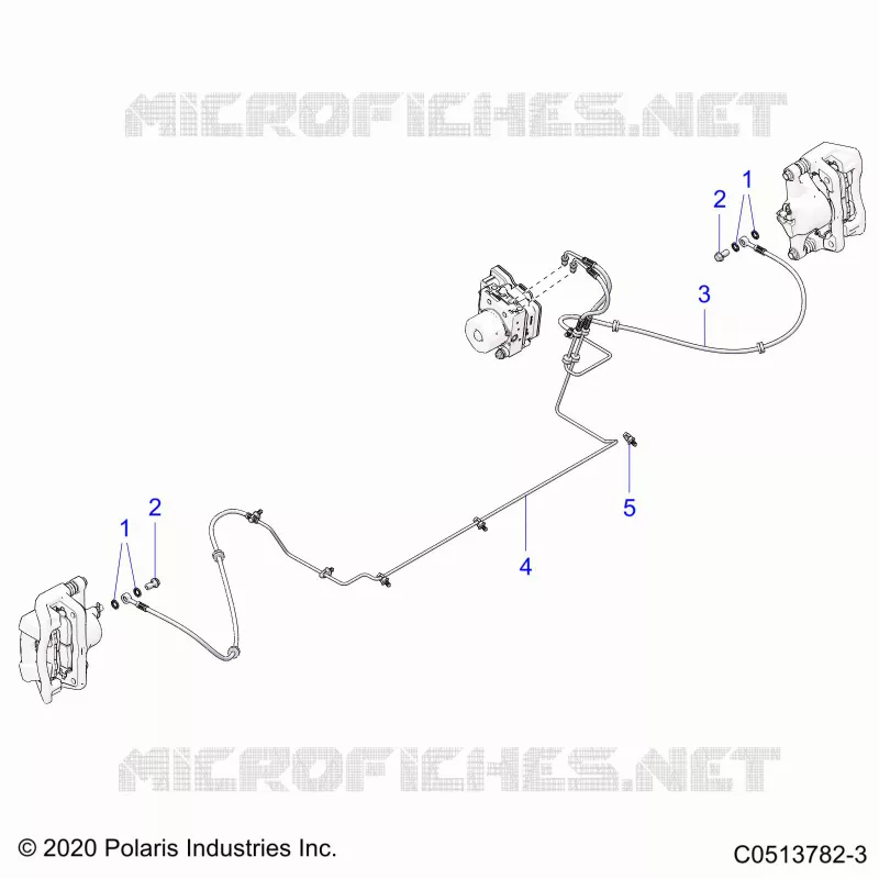 FRONT BRAKE BRAKE LINE