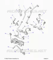 FUEL SYSTEM, RAIL, LINES AND THROTTLE BODY