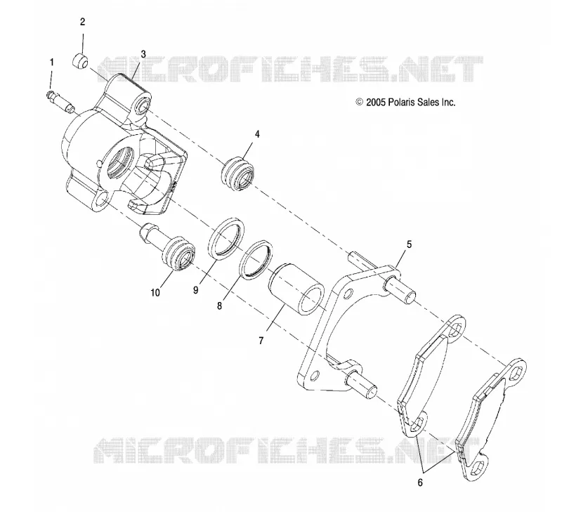 REAR BRAKE CALIPER
