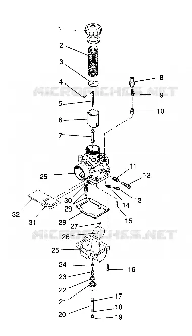 CARBURETOR LITE GT/0933133 (4923232323032A)