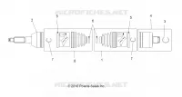 DRIVE TRAIN, REAR DRIVE SHAFT