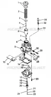CARBURETOR TRAIL 0972761, EUROPEAN TRAIL E972761, TRAIL TOURING 0972262 AND (4938313831D006)