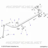 SUSPENSION, REAR STABILIZER BAR