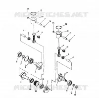 PISTON   CRANKSHAFT INDY LITE (4921332133028A)