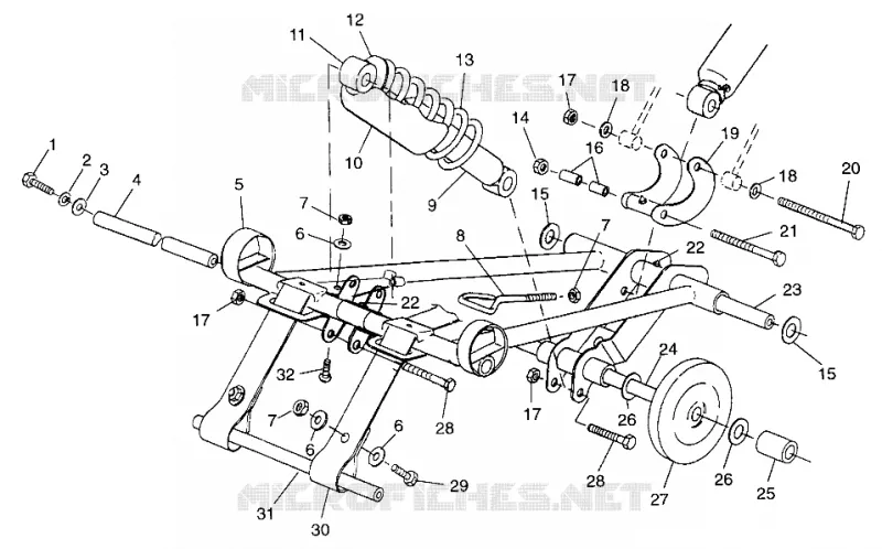 FRONT TORQUE ARM 440 LC 0972760 (4938353835B010)