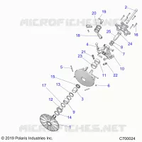 DRIVE TRAIN, PRIMARY CLUTCH