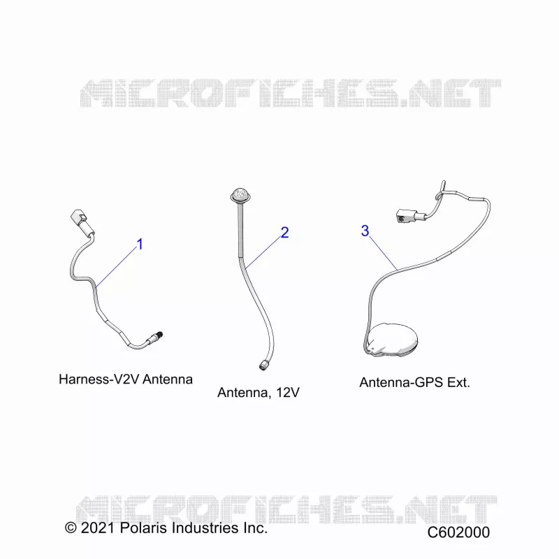 ELECTRICAL, GPS HARNESS AND ANTENNA