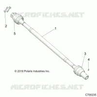 DRIVE TRAIN, REAR PROP SHAFT