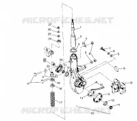 FRONT STRUT   ASSEMBLY SCRAMBLER W957840 (4927252725B005)