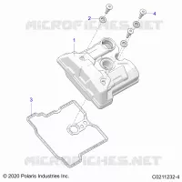 ENGINE, VALVE COVER
