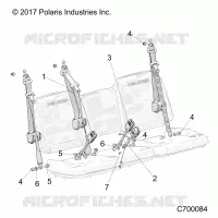 SEAT BELT AND MOUNTING