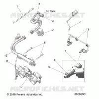 FUEL SYSTEM, RAIL, LINES AND THROTTLE BODY