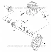 WATER PUMP SPORTSMAN 400L W97AC38C (4939673967D003)