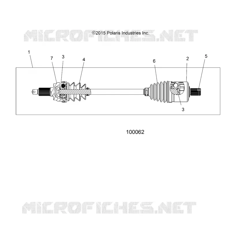 DRIVE TRAIN, DRIVE SHAFT, FRONT
