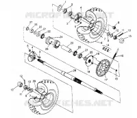 REAR WHEEL DRIVE ASSEMBLY  (PRIOR TO SERIAL #2295881) MAGNUM 2X4 W957544 (4926852685C003)