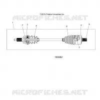 DRIVE TRAIN, DRIVE SHAFT, FRONT