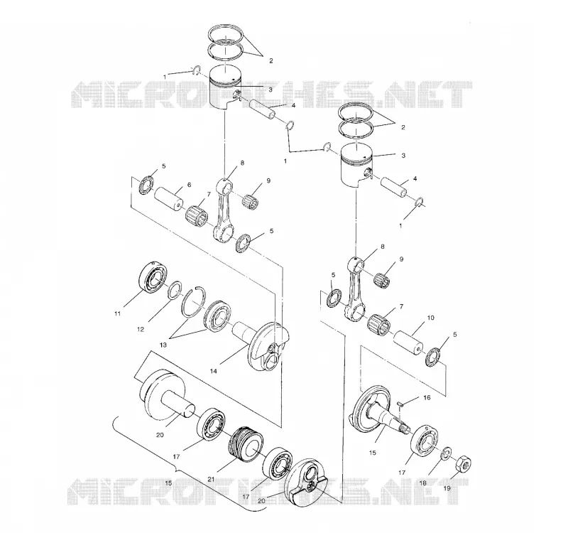 PISTON   CRANKSHAFT