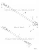 DRIVE TRAIN, FRONT AND REAR PROP SHAFT