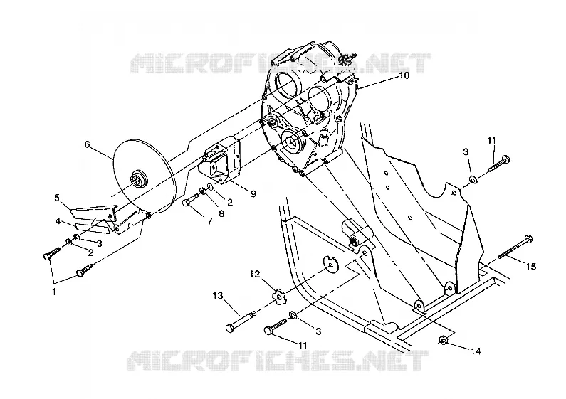 GEARCASE   BRAKE MOUNTING 2X4 350L W937539 (4924032403023A)