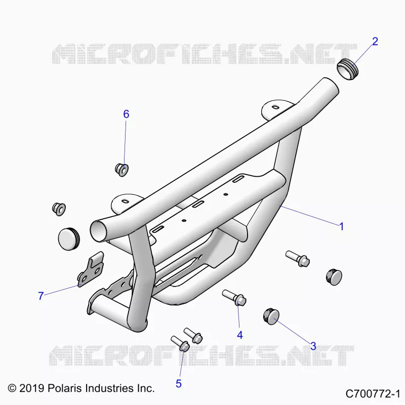 CHASSIS, FRONT BUMPER