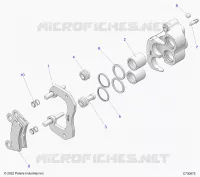 BRAKES, REAR CALIPER