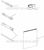 TOOL KIT    LITE TOURING 0983133 AND EUROPEAN LITE TOURNG E983133 (4941934193A014)